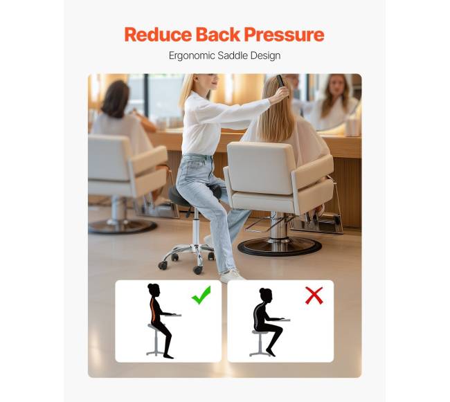 Sukamosi kėdė su ratukais, juoda4