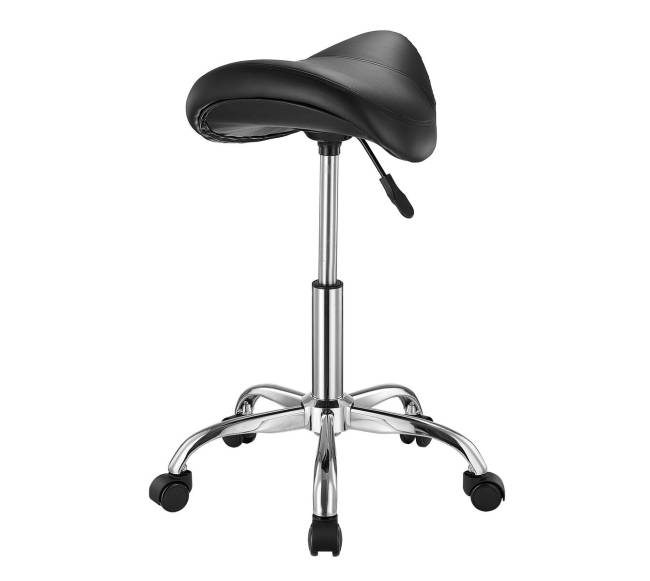 Sukamosi kėdė su ratukais, juoda9