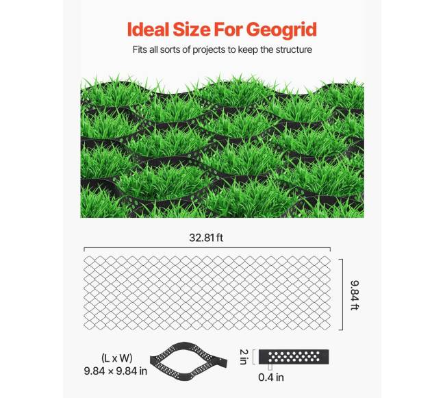 Grunto grotelės 2 colių gylio geokelės2