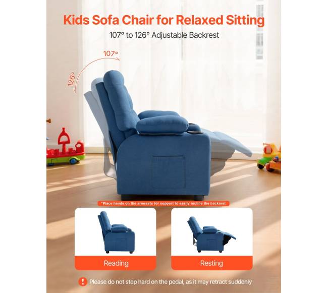 Vaikiška atlošiama kėdė su laikikliais ir kišenėmis1