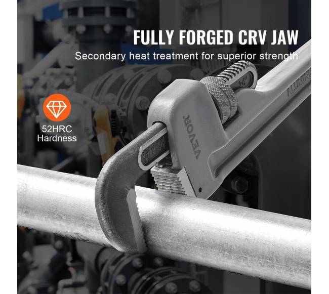 Aliumininis tiesus vamzdžio raktas 60 cm2