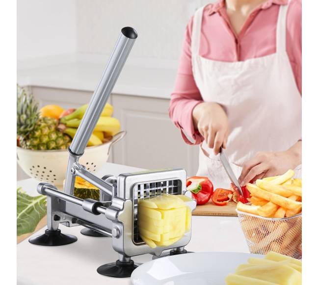 Prancūziškų bulvyčių pjaustyklė iš nerūdijančio plieno7