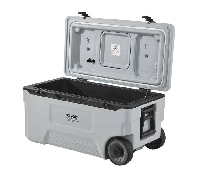 Nešiojamas šaldytuvas su ratukais, 74 l9