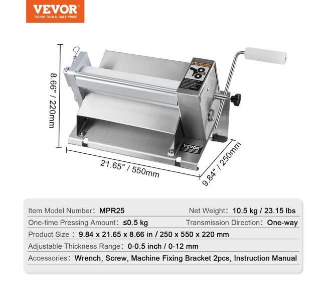 Rankinis tešlos kočiojimo aparatas6