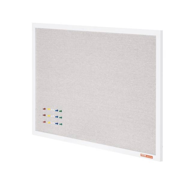 90x60 cm sieninis skelbimų lenta su lininio paviršiumi10