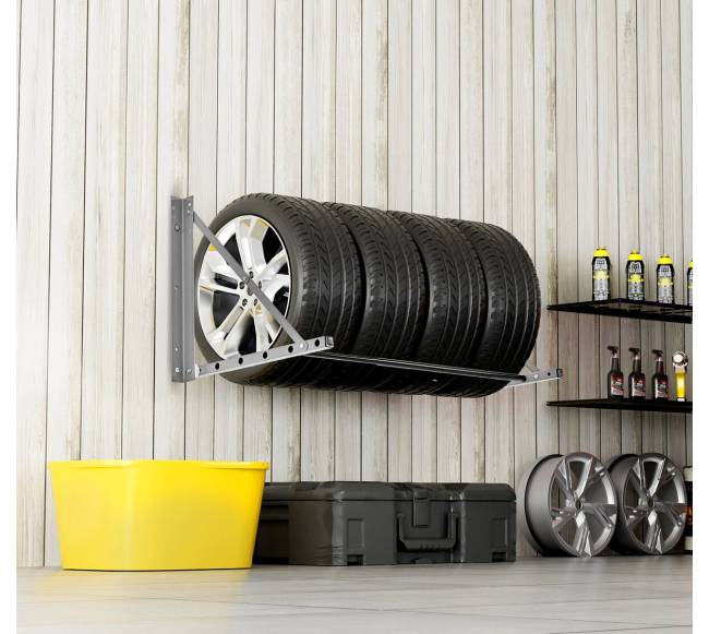 Sieninė sulankstoma padangų lentyna7