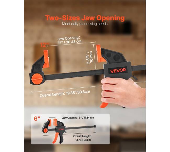 Medienos spaustuvai: dvi poros, 30.48cm ir 15.24cm2