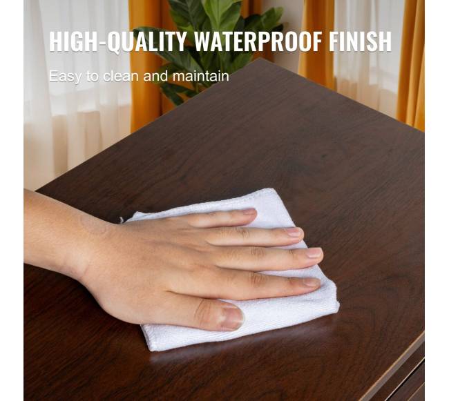 Siauras naktinis staliukas su USB jungtimis5