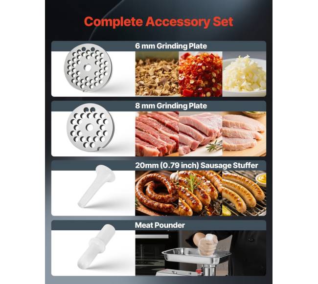 Elektrinis mėsos malimo įrenginys virtuvei2