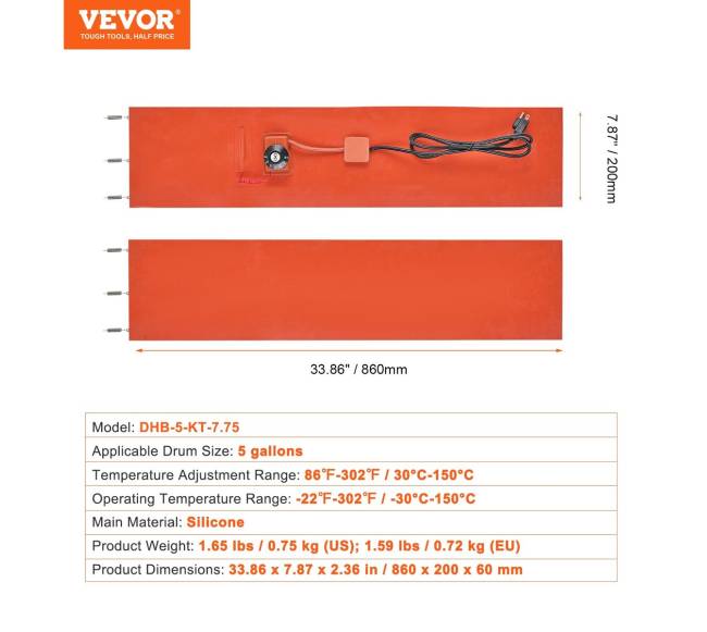 5 galonų metalinis būgninis šildytuvas6