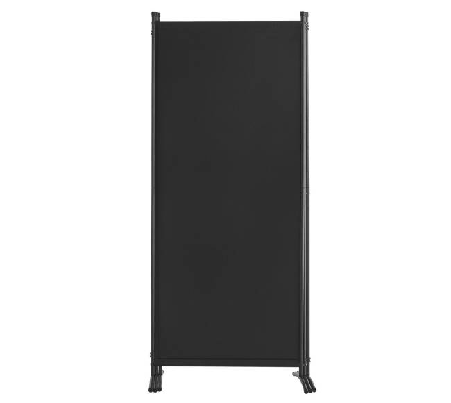 3 dalių juodas kambario pertvara10