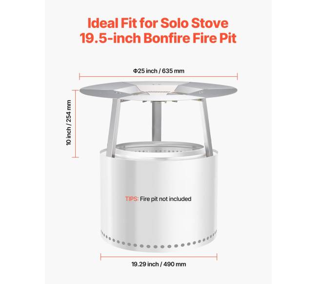 Šilumos skydas Solo Stove Yukon 635 mm3