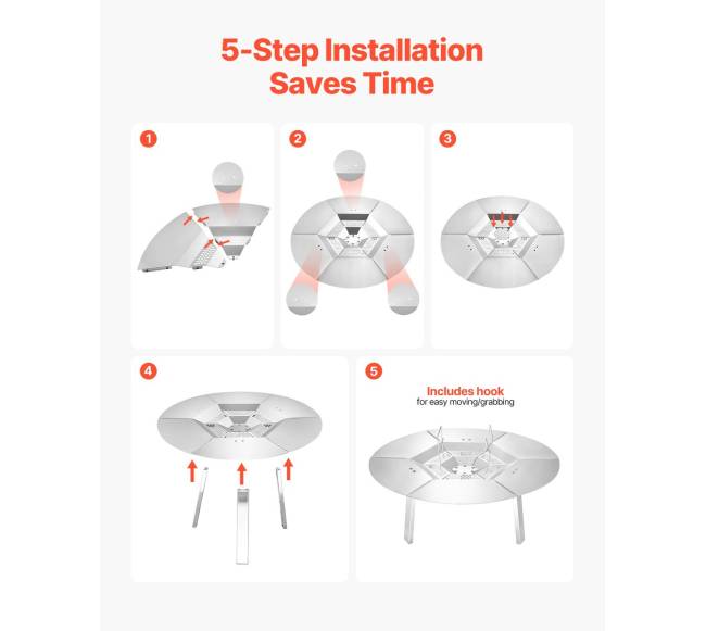 Šilumos skydas Solo Stove Yukon 635 mm4