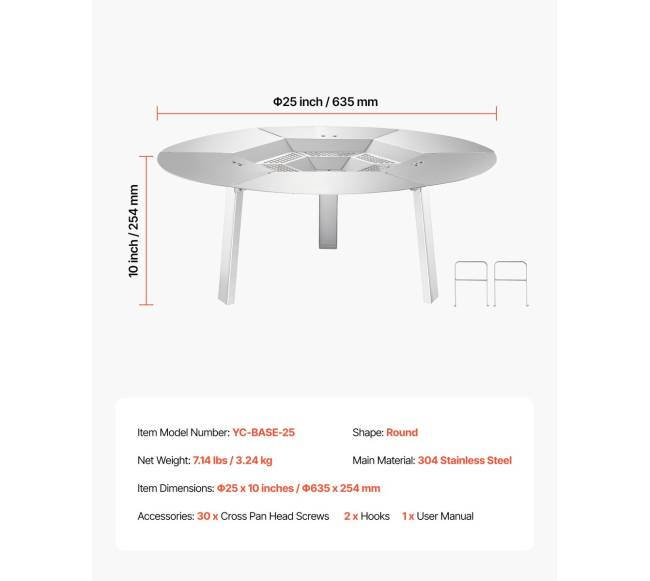 Šilumos skydas Solo Stove Yukon 635 mm6