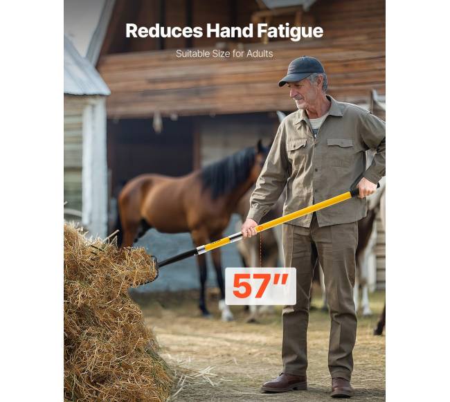 Penkių dantų sodinimo šakė stiklo pluošto rankena2