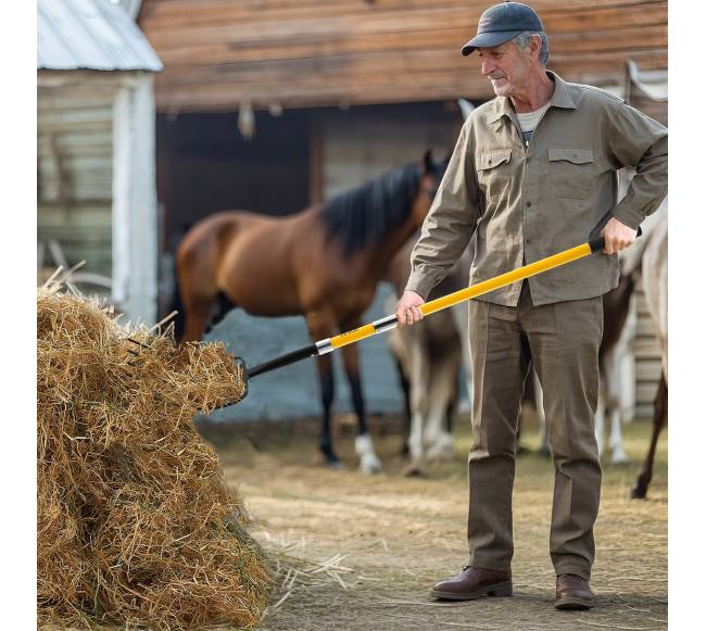 Penkių dantų sodinimo šakė stiklo pluošto rankena7
