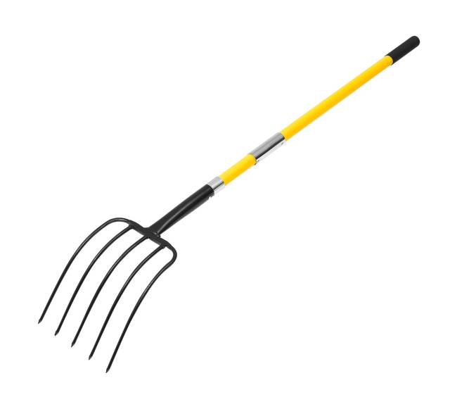 Penkių dantų sodinimo šakė stiklo pluošto rankena10