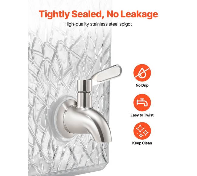 Gėrimų dozatorius 10 l su stovu2