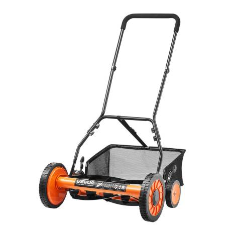 45 cm rankinė vejapjovė su žolės rinktuvu0