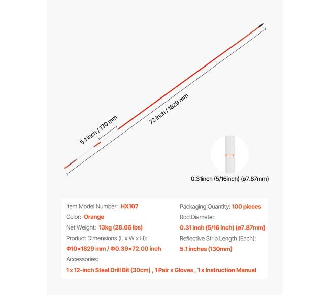 100 vnt. atšvaitiniai žymekliai važiuojamajai daliai6