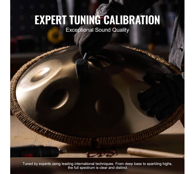 22 colių handpan būgnas su mušikliu4