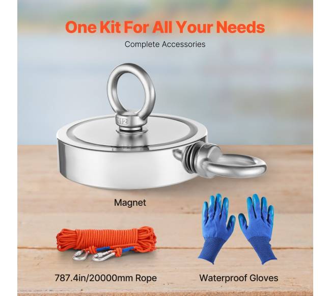 2000 svarų magnetų rinkinys žvejybai su virve2