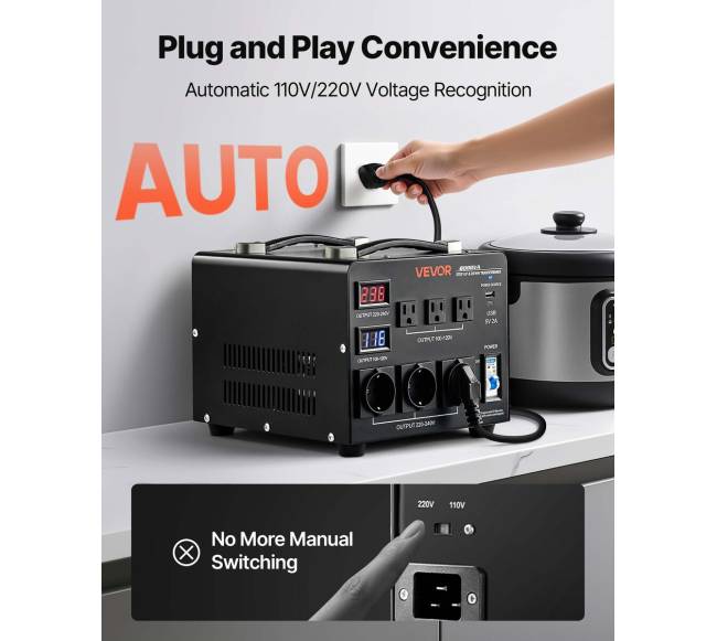 Automatinis transformatorius 6000VA 110V-220V1