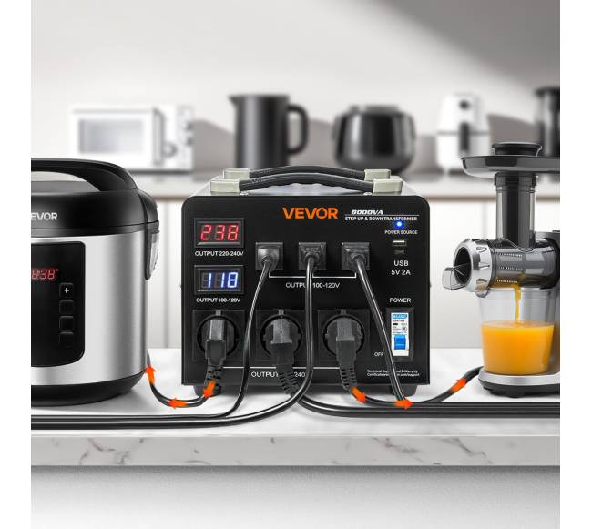 Automatinis transformatorius 6000VA 110V-220V7