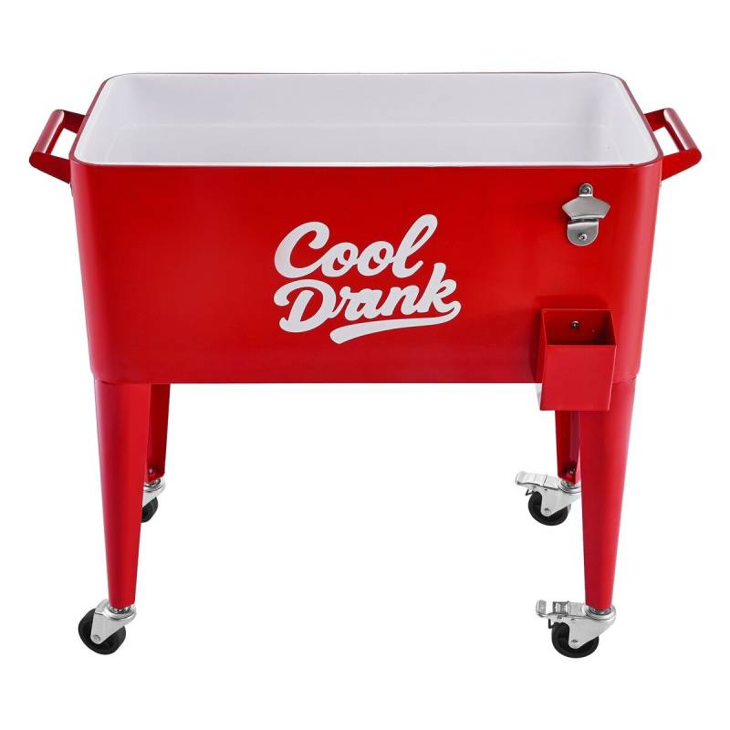 75,71 l kilnojamas gėrimų aušintuvas raudonas0