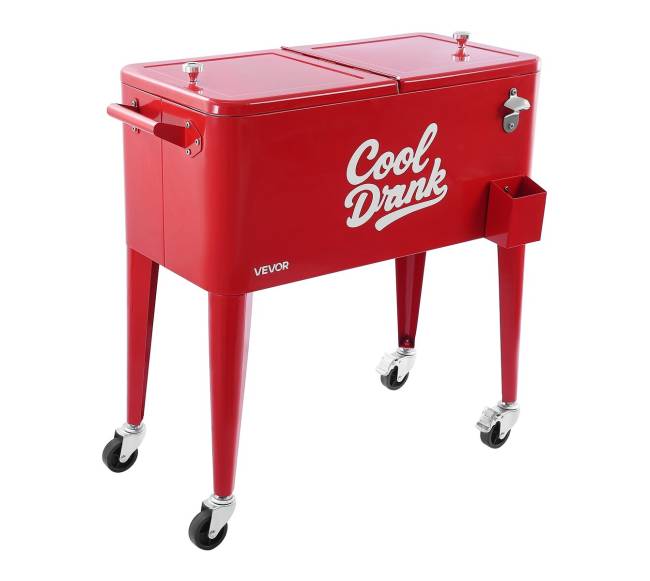 75,71 l kilnojamas gėrimų aušintuvas raudonas9