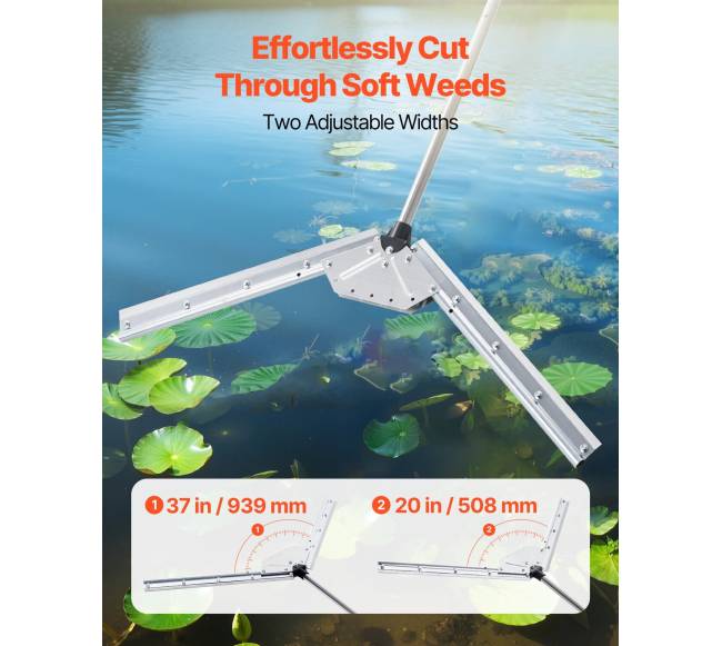 Tvenkinių augalų pjovimo įrankis1