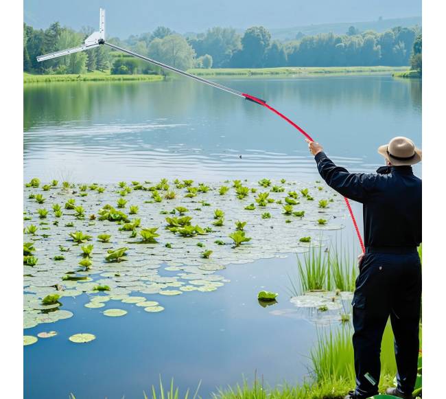 Tvenkinių augalų pjovimo įrankis7