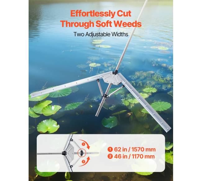 Ežero augalų pjovimo įrankis1