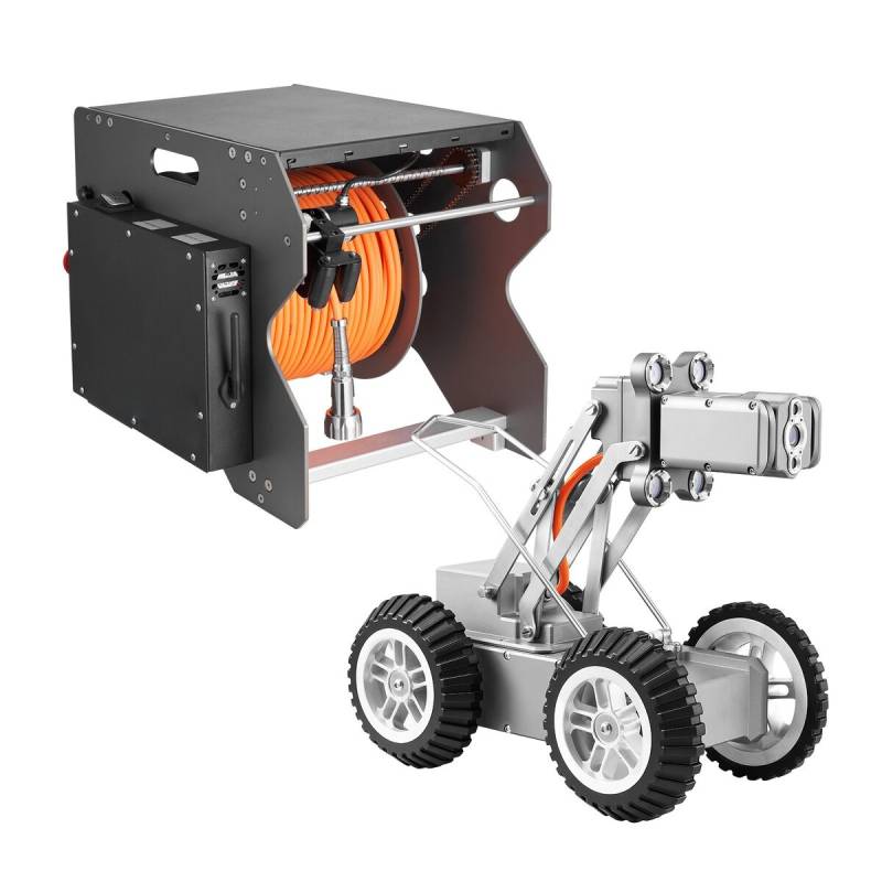 Kanalizacijos vamzdžių tikrinimo robotas su kamera0