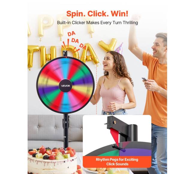 610 mm sukamasis prizų ratas su stovu2