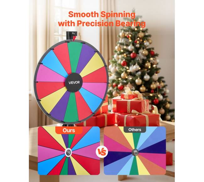 610 mm sukamasis prizų ratas su stovu3