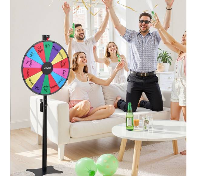 610 mm sukamasis prizų ratas su stovu7