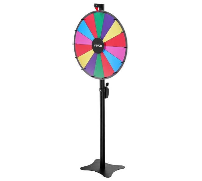 610 mm sukamasis prizų ratas su stovu8