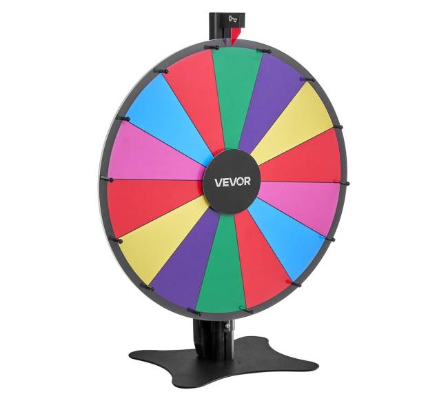 610 mm sukamasis prizų ratas su stovu10