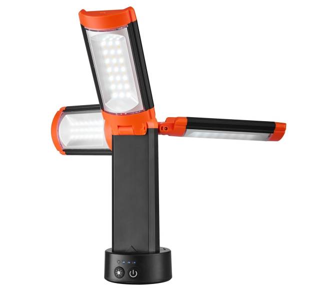 LED darbo šviesa su stovu, įkraunama9