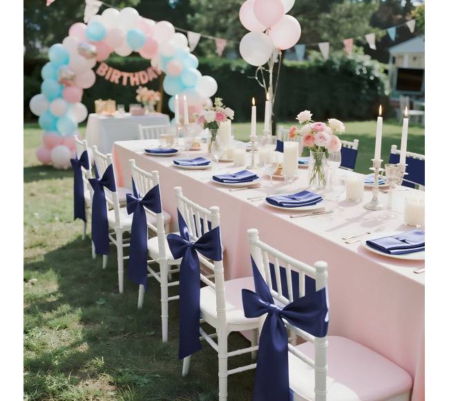 Satino kėdžių kaspinai 50 vnt.7