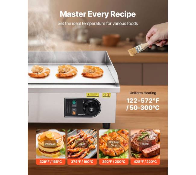 Elektrinė komercinė kepsninė, 535 x 300 mm3