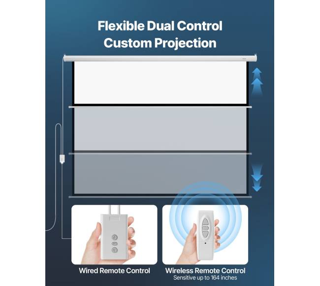 Elektrinis ekranas su nuotoliniu valdymu3