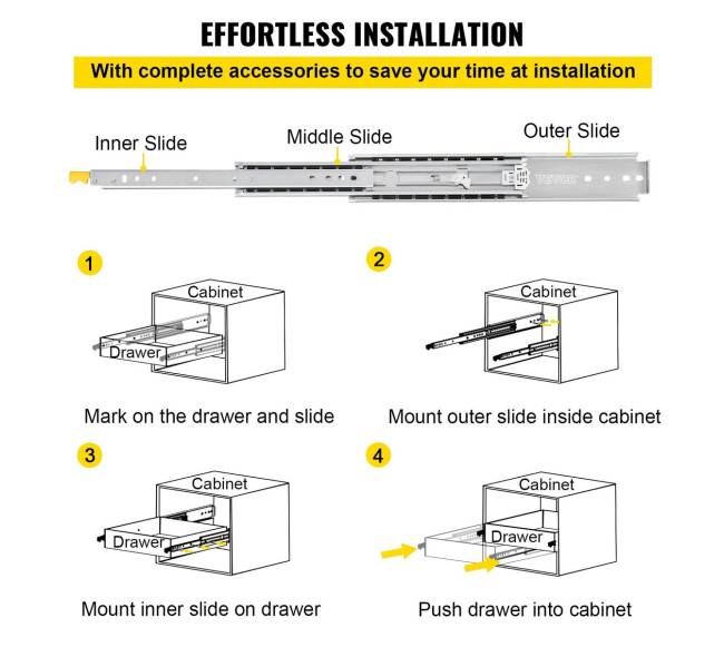 Stalčiai su užraktu, pora 50,8 cm5