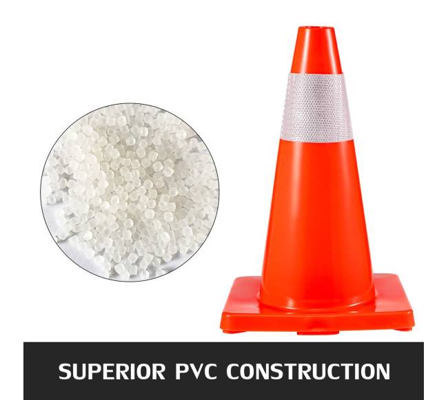 20 vienetų kelių kūgio rinkinys iš PVC1