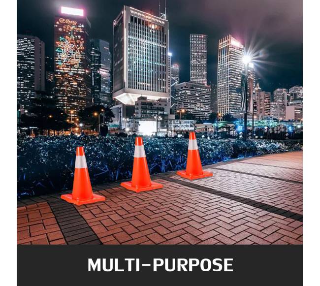 20 vienetų kelių kūgio rinkinys iš PVC6