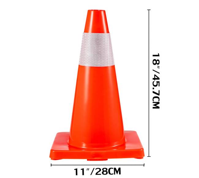 20 vienetų kelių kūgio rinkinys iš PVC7