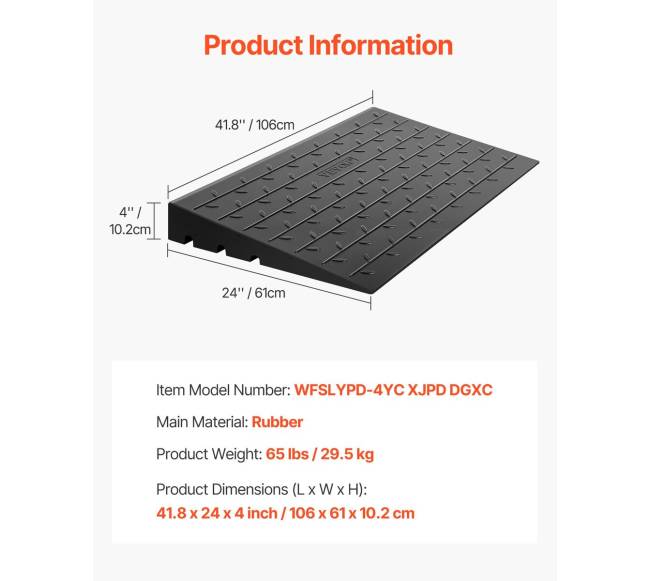 Guminis slenkstis rampa neįgaliesiems ir motoroleriams6