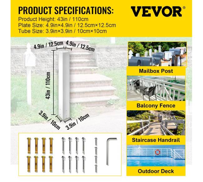 Pašto dėžutės stovas, užsakomosios dalys6