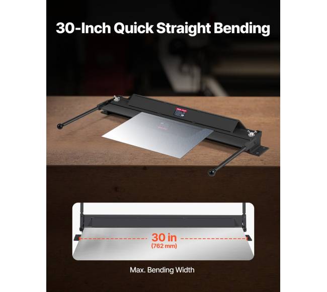 Lakštinio metalo lenkimo staklės (762 mm, 30 colių)1